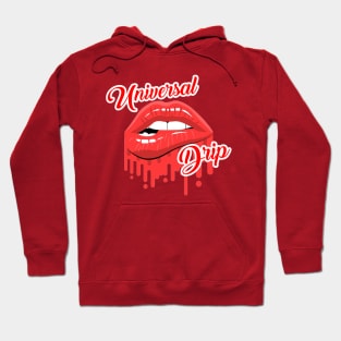 Universal Drip Red Lips Hoodie